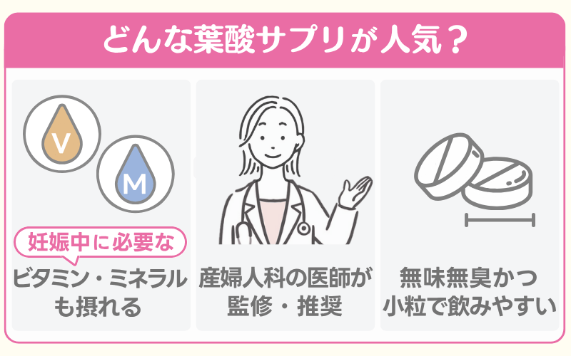 葉酸サプリおすすめは？