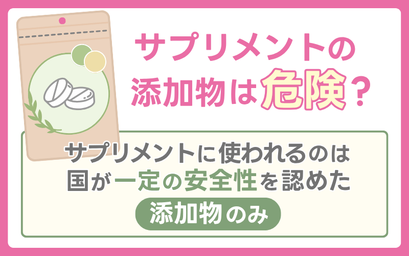 葉酸サプリの添加物
