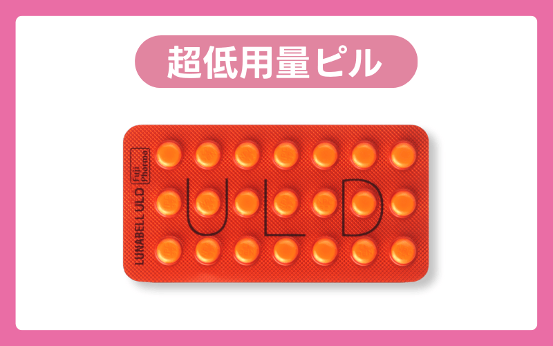 超低用量ピル|月経困難症やPMSの治療に使われる